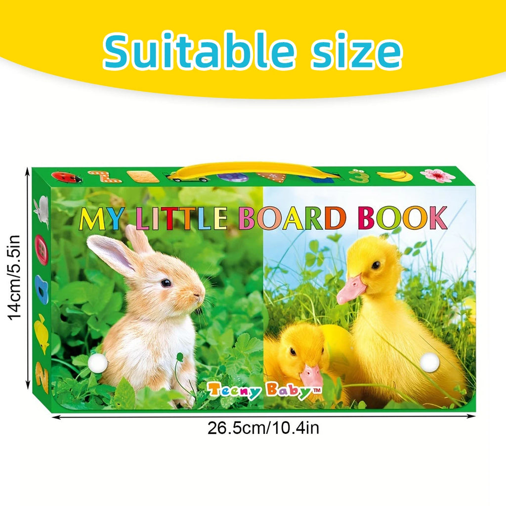 Baby Colorful Pattern Card Books Interactive Sensory Baby Toys Newborn Development Gift Accompanying Reading Early Education